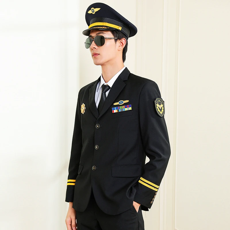 Airline flight attendant aviator pilot Jacket suits uniforms