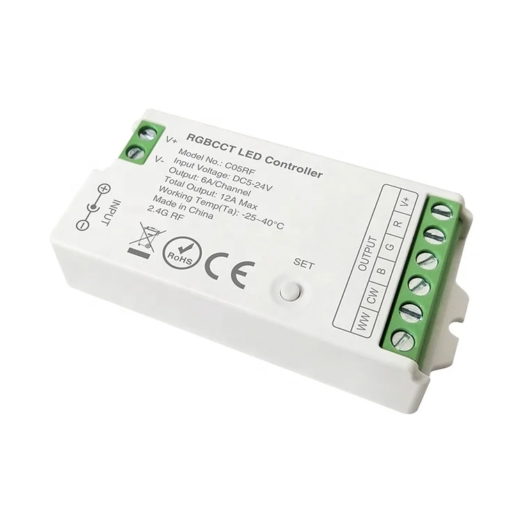 RGB RGBW RGBCCT Светодиодная лента диммер контроллер 2 4G Tuya умная домашняя панель управления