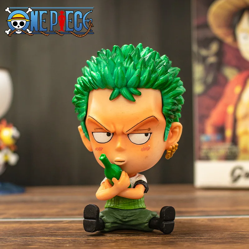 16 Style Anime Luffy Zoro Ace Character Model Decoration Collection Toy Action Figure