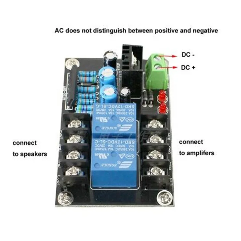 UPC1237 Relay 2.0 300W + 300w Speaker Protection Board For 1875 LM3886 TDA7294 Power Amplifier DIY