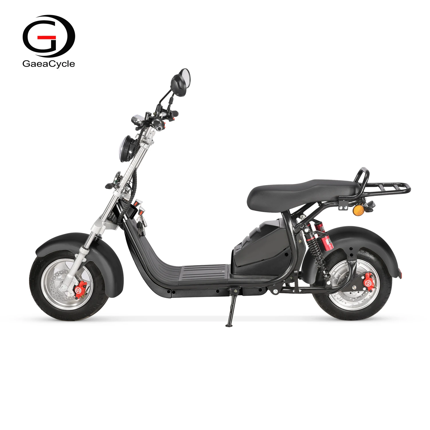 Gaea CP-5 2-колесный мощный взрослый Электрический скутер Citycoco 1500W 60v20ah с одобрением EEC COC