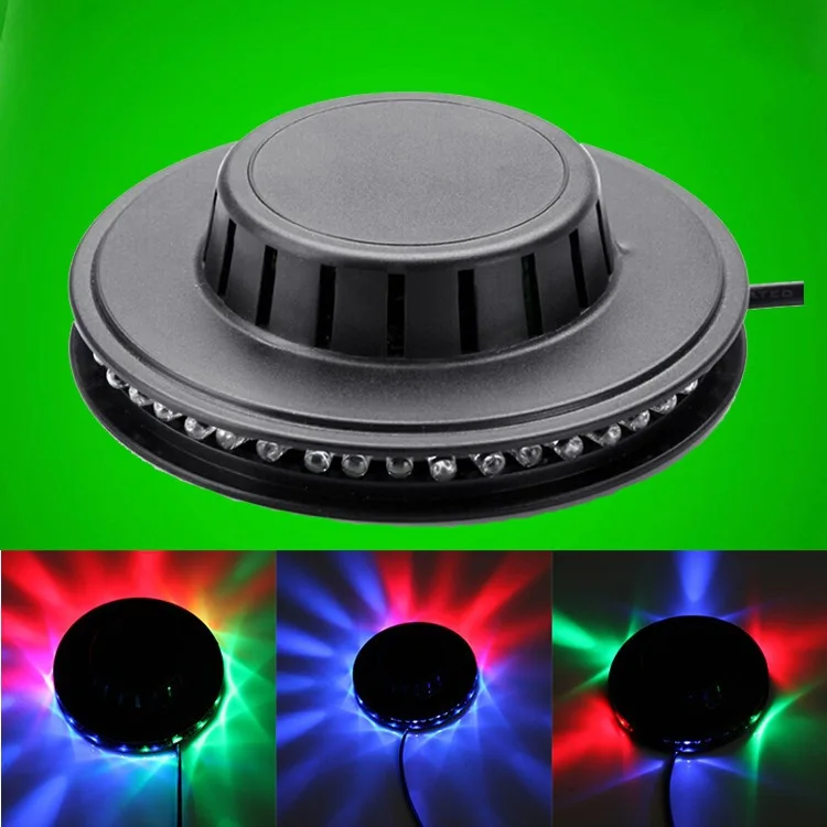 UFO LED Sunlight Bar Colorful Rotating Light Dance Table Light KTV Mini Stage Light Customizable Voice Control