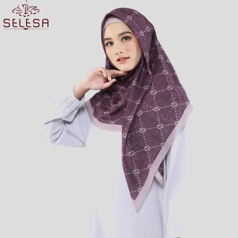Foulard Femmes De Seda Latest Dubai Magic Shawl Silk Paisley Shawls Wear Under Scarf Muslim Underscarf Modal Cotton Hijab