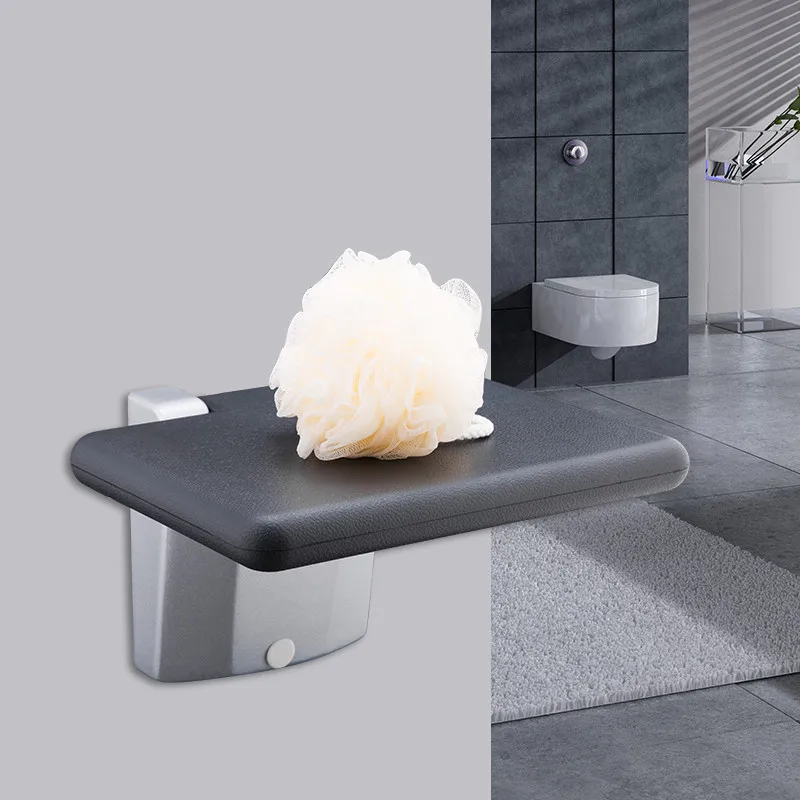 Sturdy Stainless wall Mount Fold-up Disabled Elderly Shower Seat