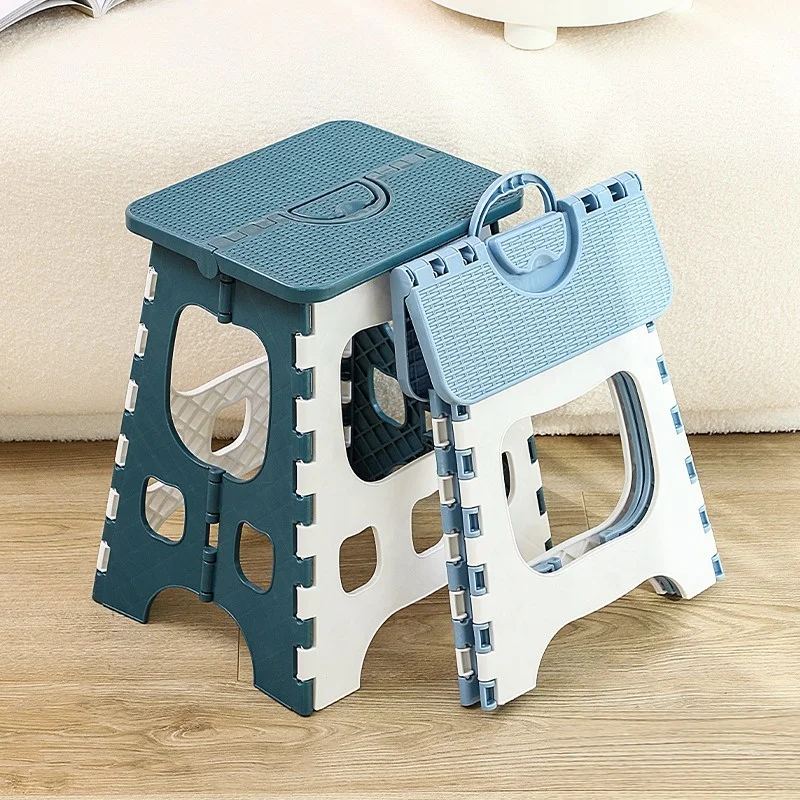 Johold Home folding stool Simple adult children plastic small bench portable stacked outdoor fishing boarding train mazar