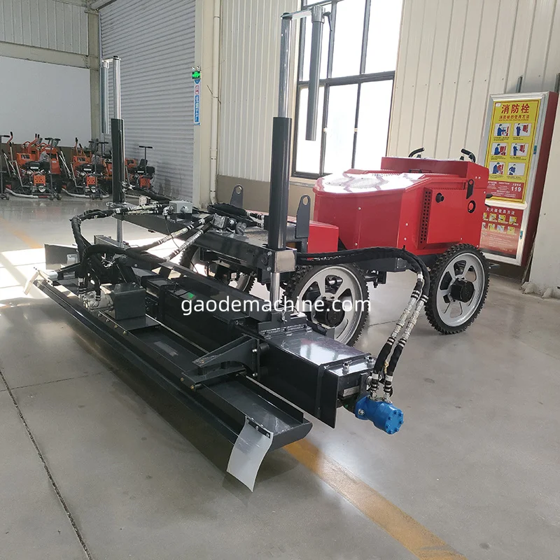 GD100-4L China Supply Hot Sale Concrete Laser Screed Self Leveling Vibrating Machine For Road Construction