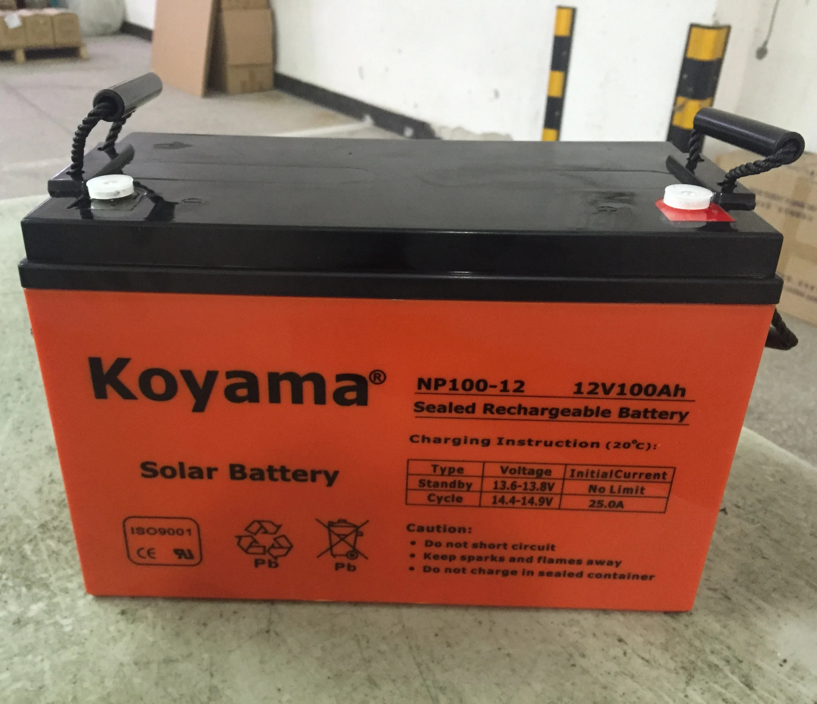 Long Life UPS Backup Battery Solar Power Battery 100ah 12V for off grid system