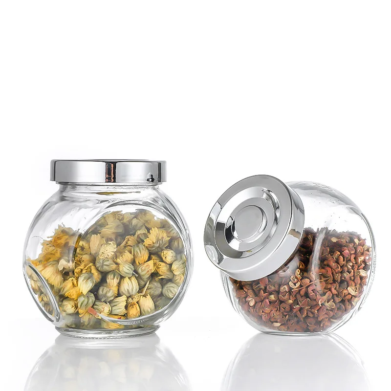 hot selling wholesale price unique design 180ml airtight spices jar glass