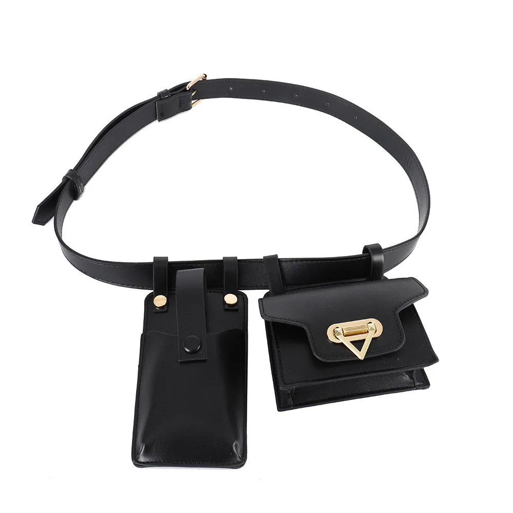 2021 Camouflage Multi-Function Fanny Pack Gun Nylon Waist Bags For Women One Piece Chest Bag Slim Genuine