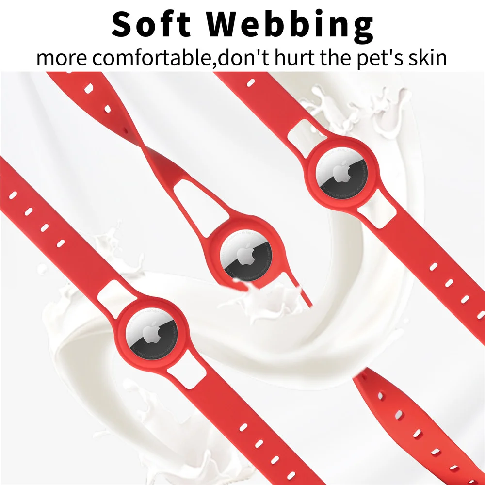 Оптовые горячо локатор GPS трекер для airtag чехол ПЭТ силиконовый защитный подходит airtags собака apple