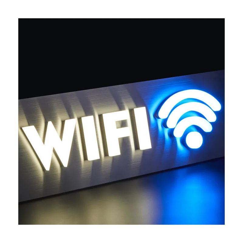 Custom Colorful Metal Sign Frames Vintage Metal Sign Stainless Steel Letters And Numbers