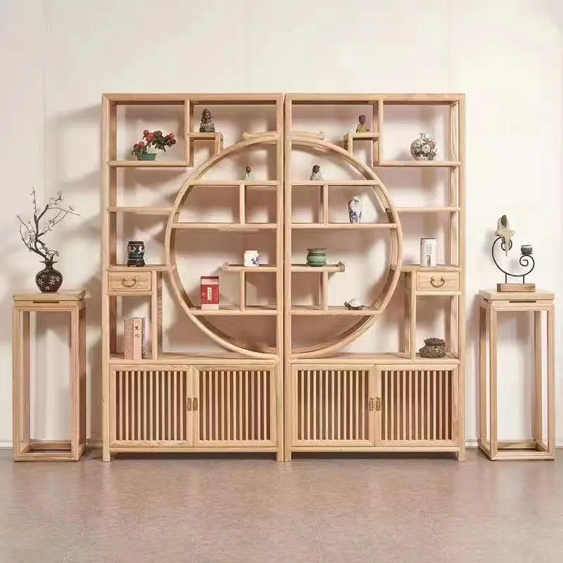 Wholesale High Quality furniture lounge suits round bogu shelf