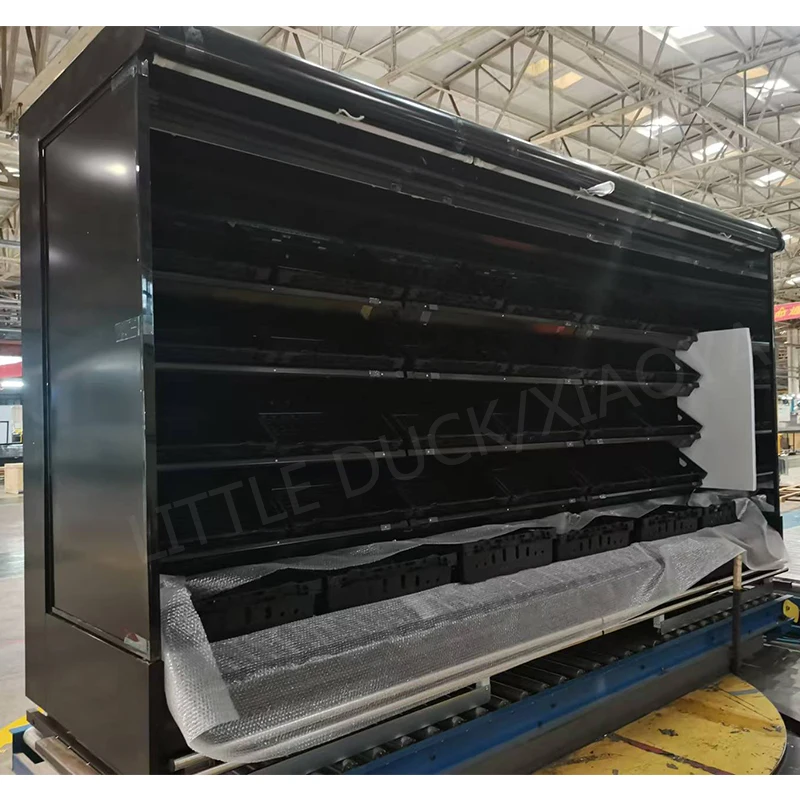 Vegetable Display Fridge Refrigerator Supermarket Open Vegetable Fridge Display For Fruits