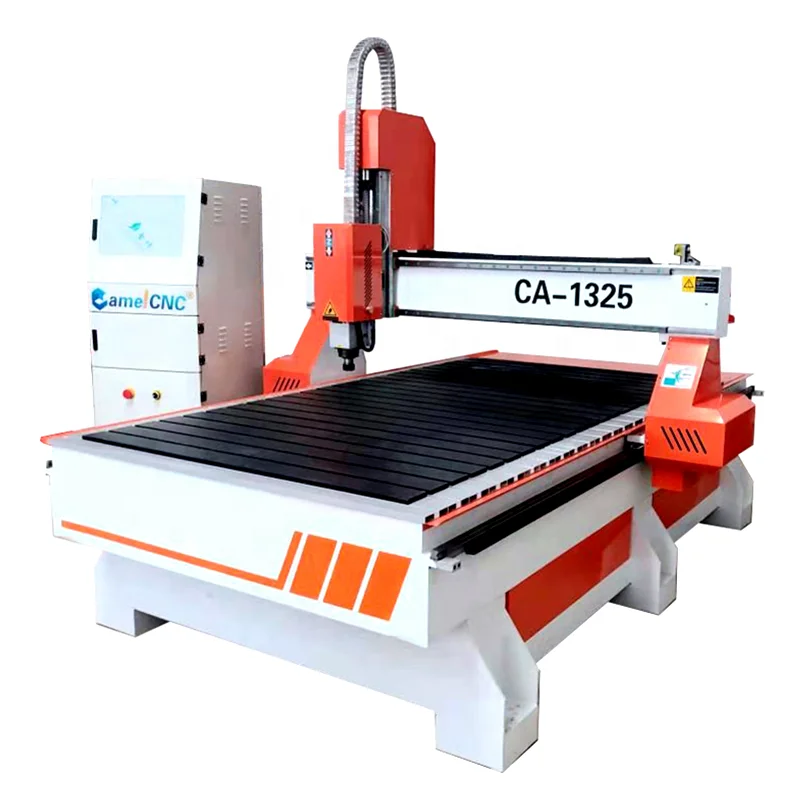 Heavy duty frame CA-1325 woodworking 3 axis cnc router factory OEM machine for furniture cutting / engraving