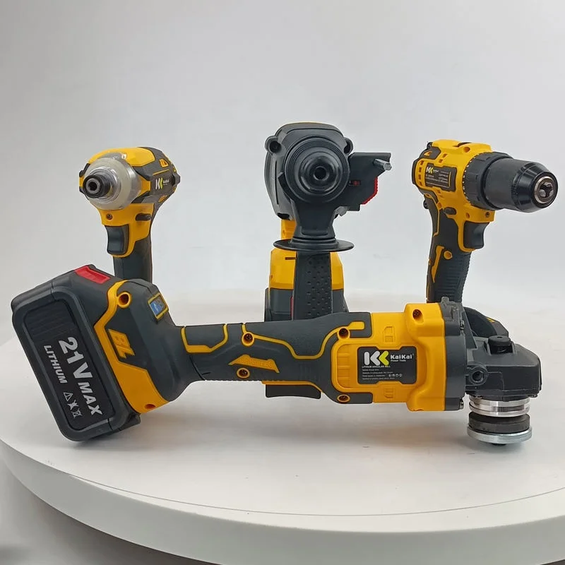 Factory Power Drills Kit 12V Portable Electric Cordless Brushless 18V 21V Cordless Dril Lithium Battery Drill Machine