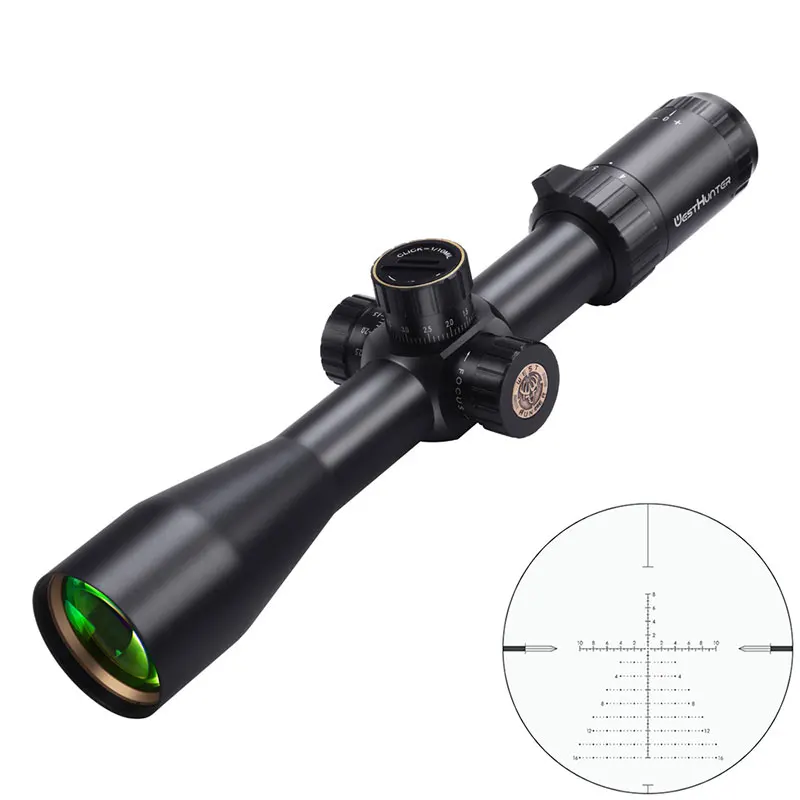  Оптический прицел WESTHUNTER HD 4-16X44 FFP для охотничьей винтовки с первым фокусным расстоянием оптический со стеклянной гравированной сеткой подходит для.