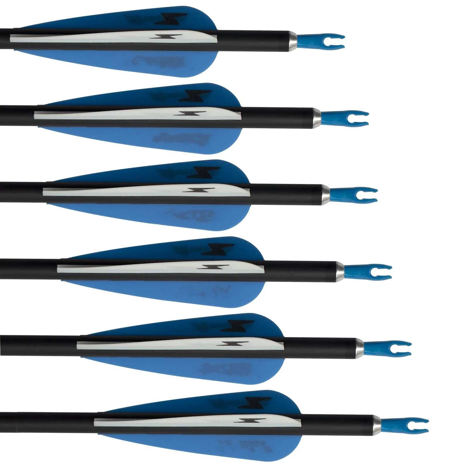 Threaded 7.8mm Target Arrow 100 Grains Pointed Practice for Shooting(12pc)