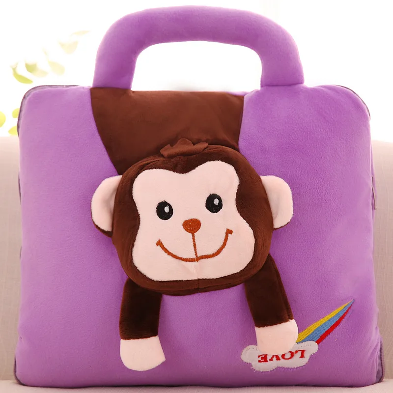 High Quality Fleece Nap Car Sofa 2 in 1 Car Airplane Pillow Blankets Cute Cushion Pillow Quilt Blanket