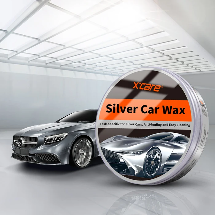 
silver color car solid wax multifunctional car care self processing products 