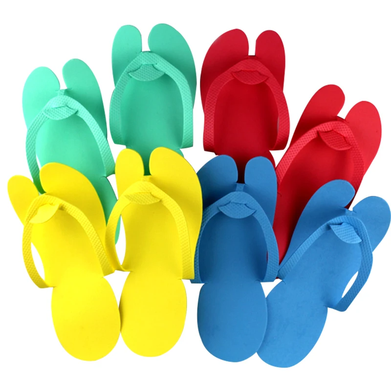 Custom disposable pedicure slippers hotel slippers for nail beauty salon