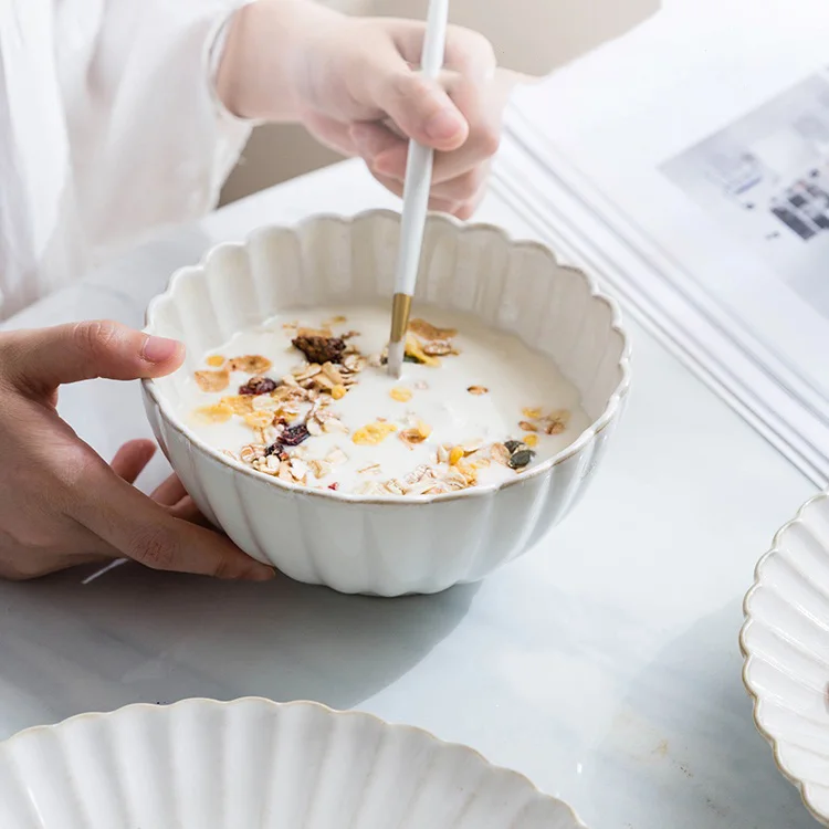 MONAZONE Antique Chrysanthemum Dish Ceramic Dishes Dinnerware Set