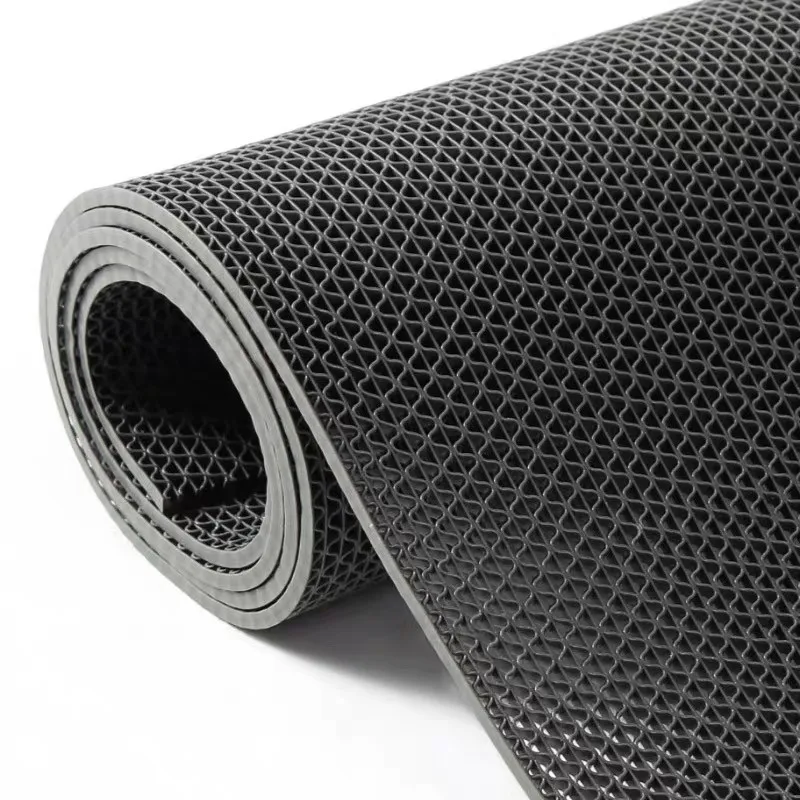 non slip mesh Washroom pvc coil mat plastic floor carpet