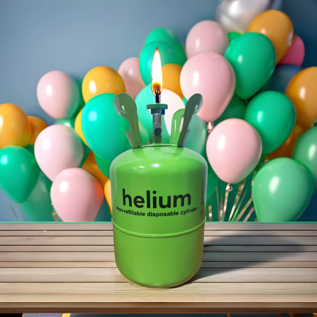 Beegas Factory Direct Pure Steel Helium Gas Tank Cylinder Low Pressure Industrial Use Balloons