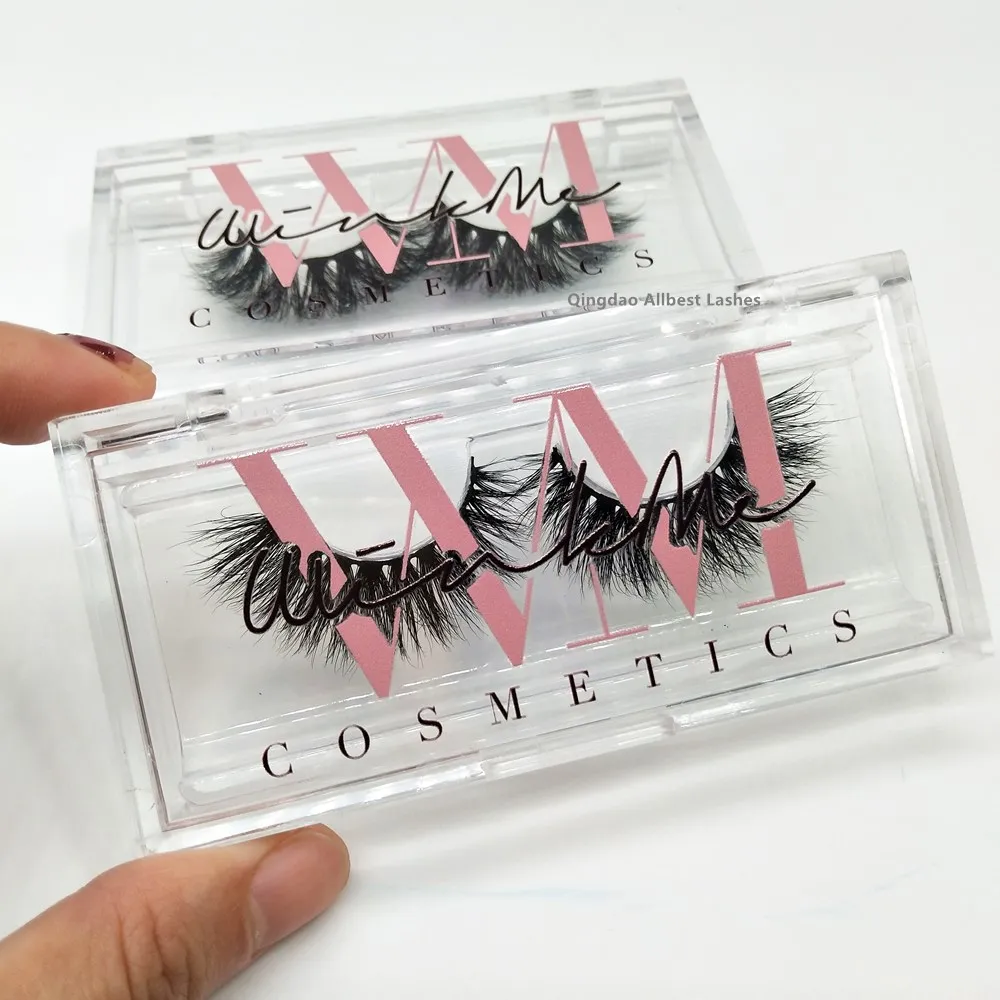 Creative Empty Plastic Eyelash Cases 5D Mink Eyelash Baggage Box Suitcase Lashes Packaging Luggage Cases