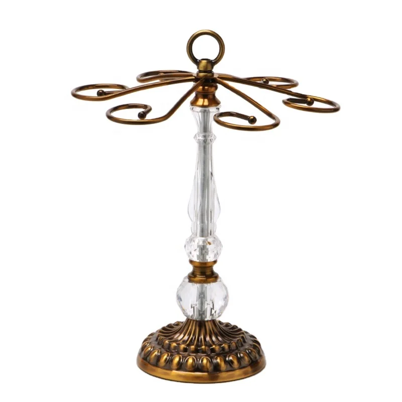 Creative hanging European wine cup display rack  wine cup holder metal wine cup rack