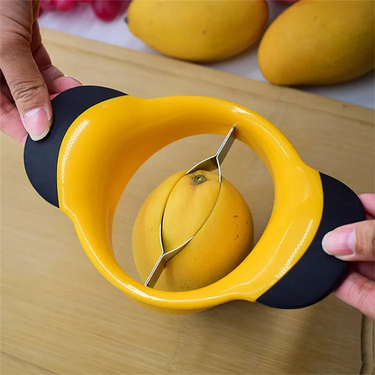 Hot Sale Plastic Mango Splitter Stainless Steel Mango Corer Splitter
