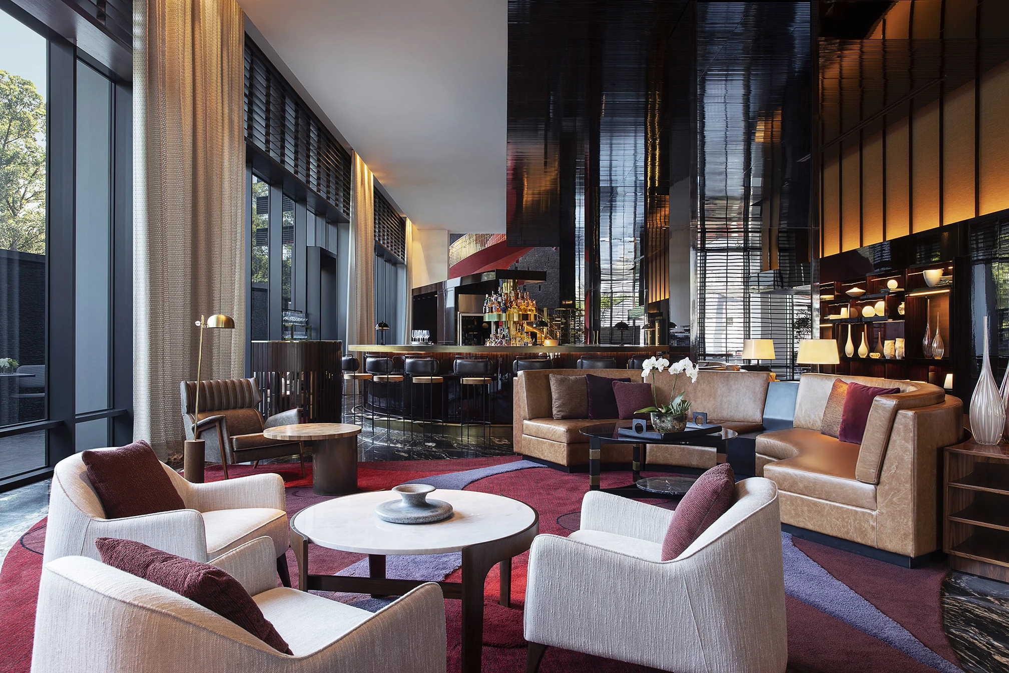 Commercial Five Star Modern Luxury Hotel Villa Lobby Furniture Set for Dubai Hotel Project