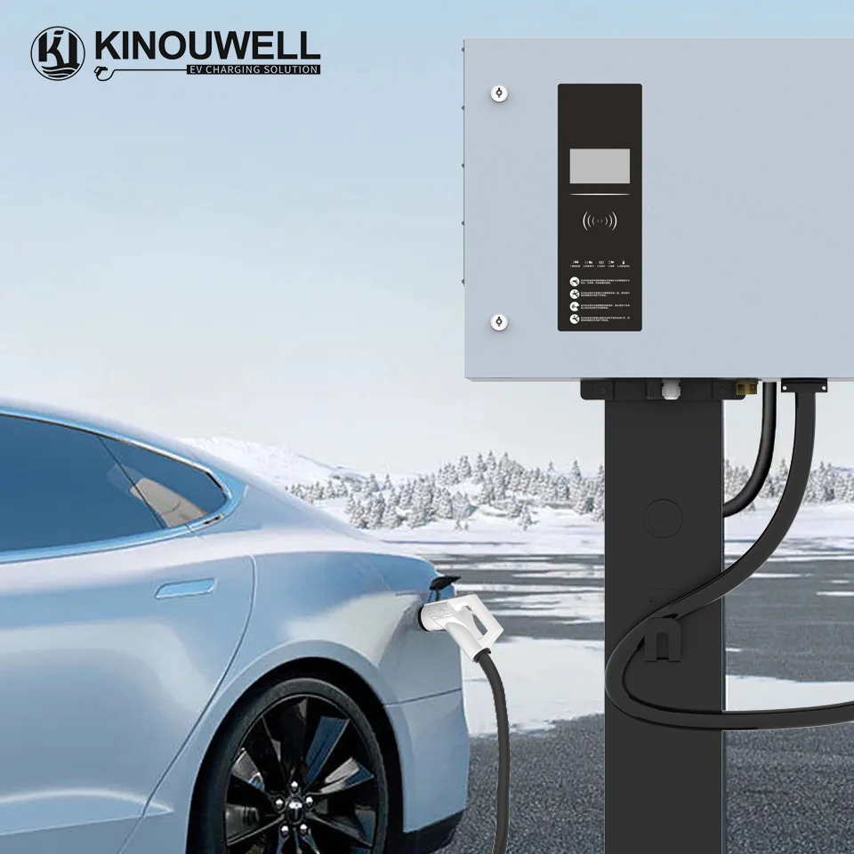 Kinouwell Manufacturer Commercial 30kw 40kw 50kw Car Ev Dc Fast Charger Electric Car Power Charging Station For Airport Hotel