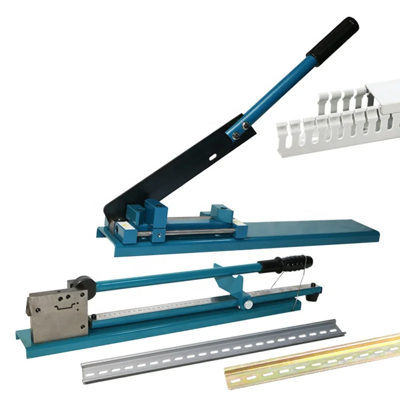 Multi head Manual Din Rail Tools desktop wiring duct cutter Wire Cable Duct Cutter PVC Wiring Duct Cutter Channel Tool