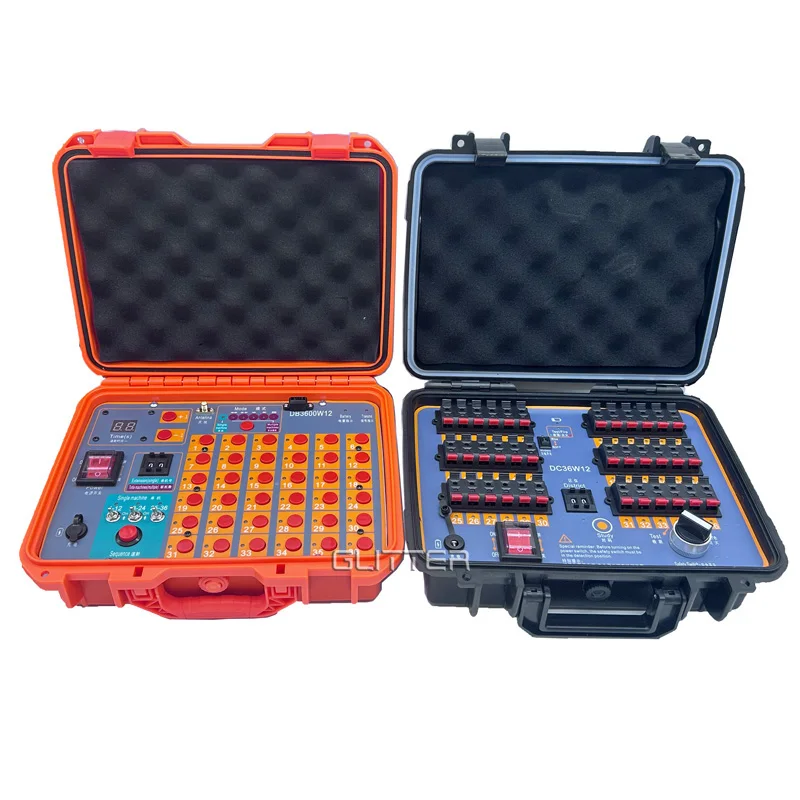 Transmitter rechargeable manual control 36 channel professional fireworks display system fireworks wireless firing system
