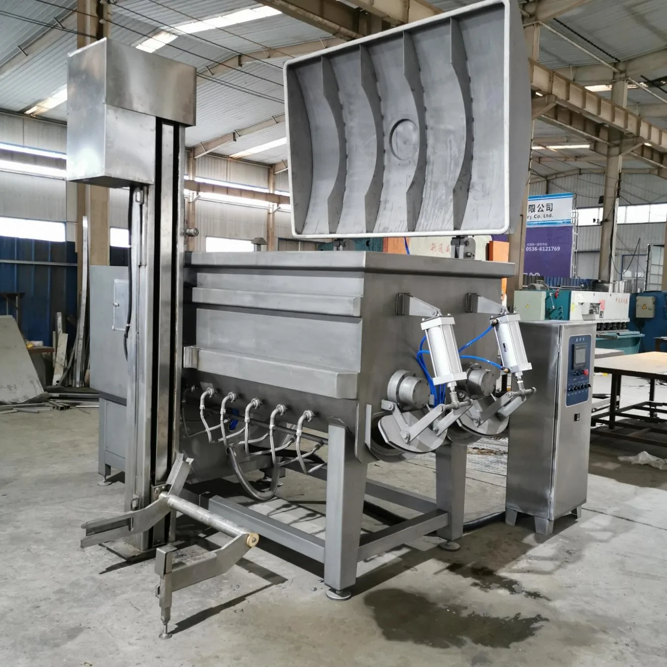 Commercial Electric Meat Dough Stuffing Mixing Blender Machine Hamburger Patty Mixer Machine