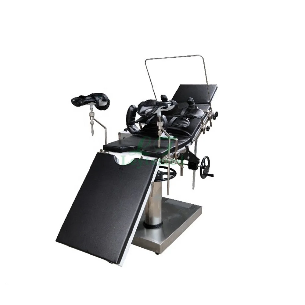 LTST12 Manual Surgical Table Neurosurgery Gynecology Urology Stainless Steel Treatment Operation Table