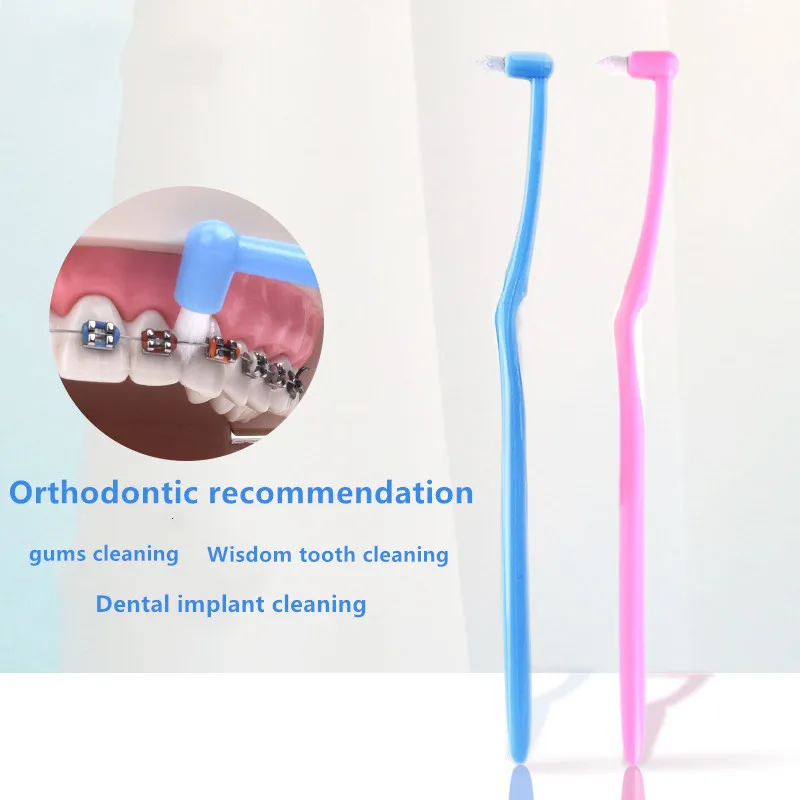 High quality signal toothbrush dental tooth end tuft brush orthodontic toothbrush interspace brush