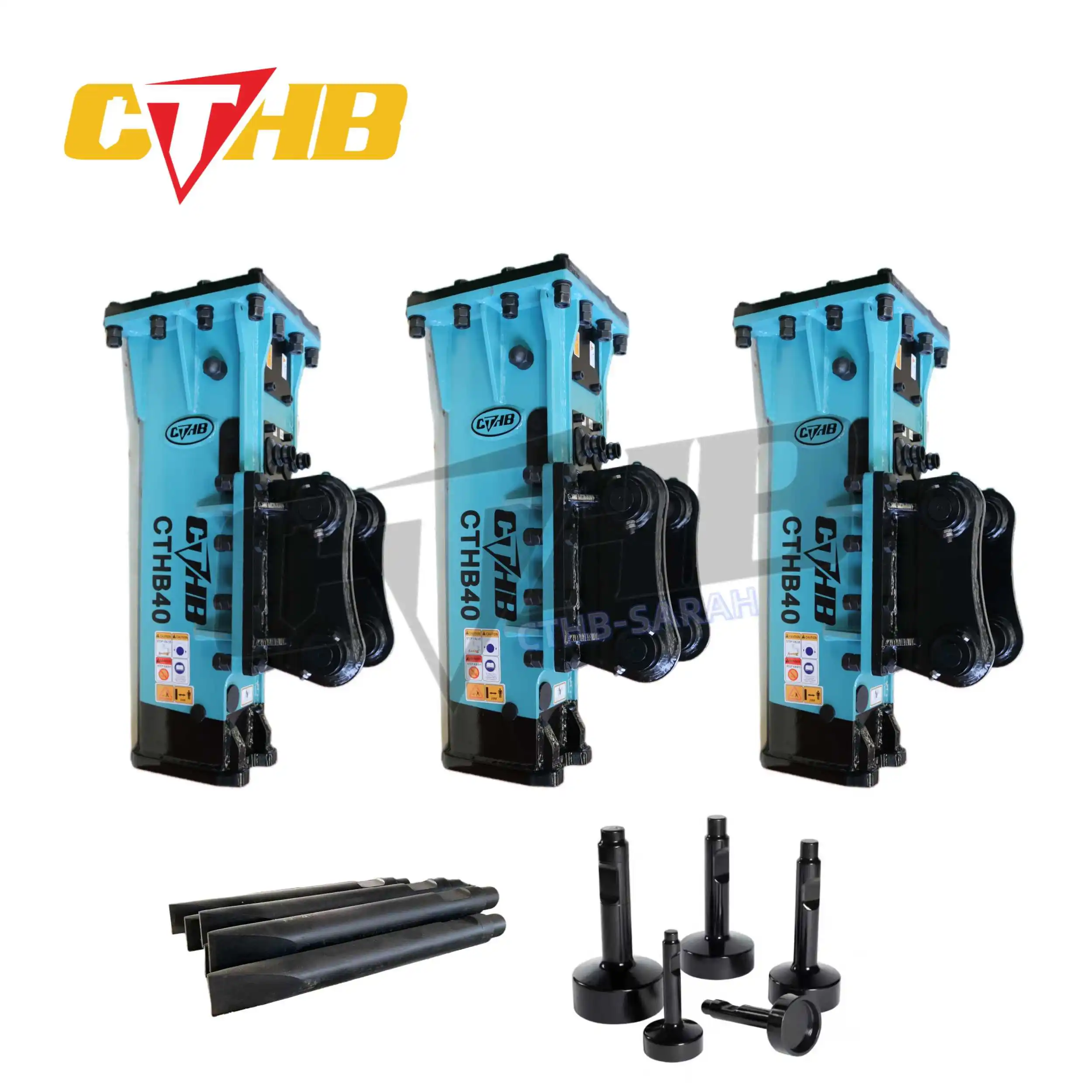 Hydraulic Rock Hammer CTHB Mini Excavator Post Driver Fencing Hammer for Komatsu