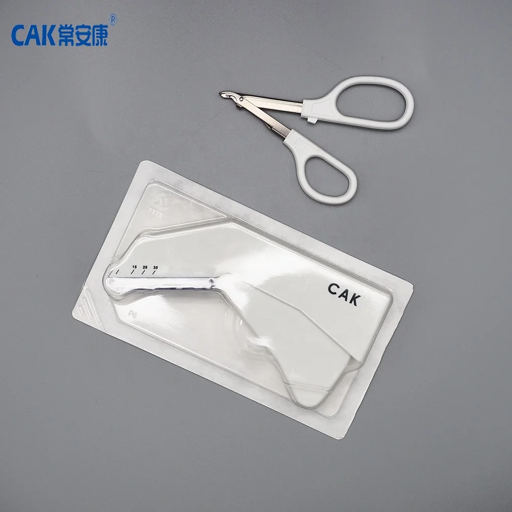 Disposable staple remover and skin stapler with 316L stainless steel staples