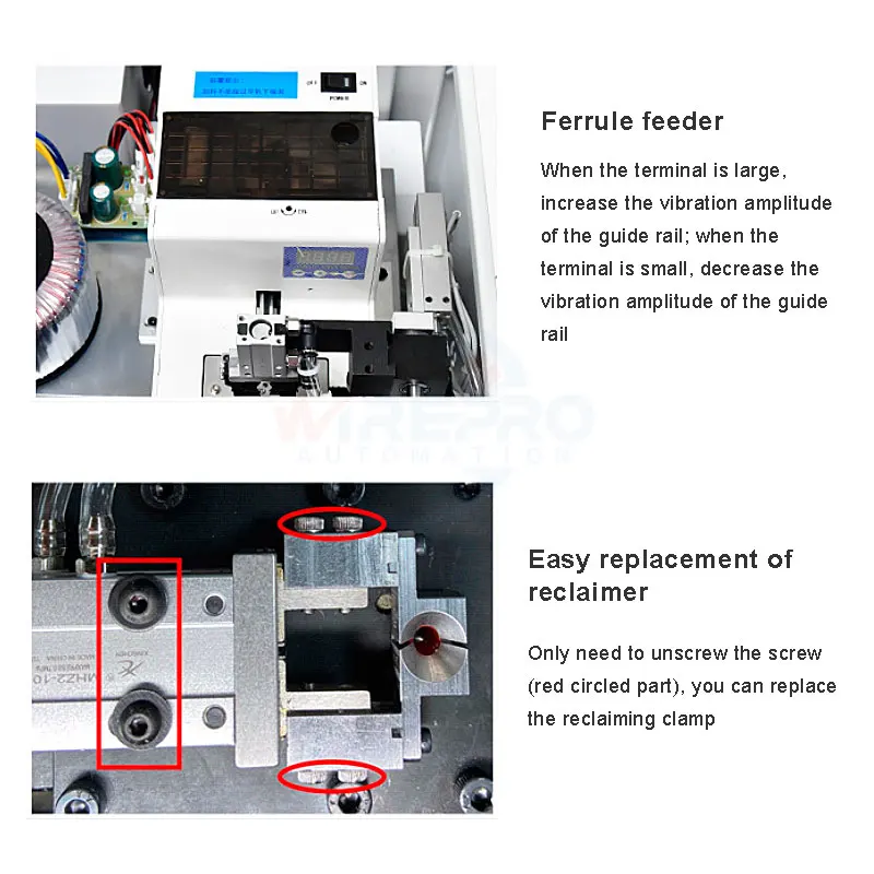 TS-R02 wire stripper twister crimper automatic ferrule crimping machine