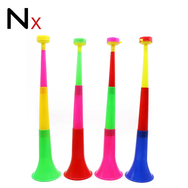 
Nuoxin High quality football game air horn plastic soccer fan promotional vuvuzela 