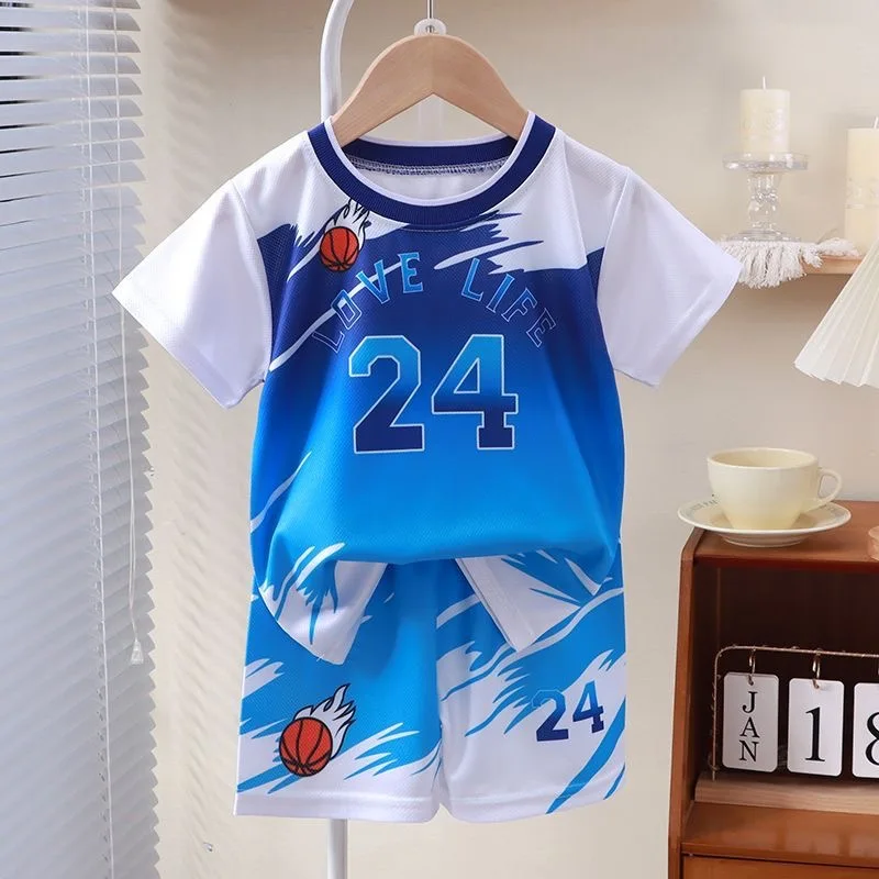 High Quality Unisex Kids Wear Chinese Style Ball Suit for Children Casual Polyester Cotton for Spring Summer Seasons Wholesale