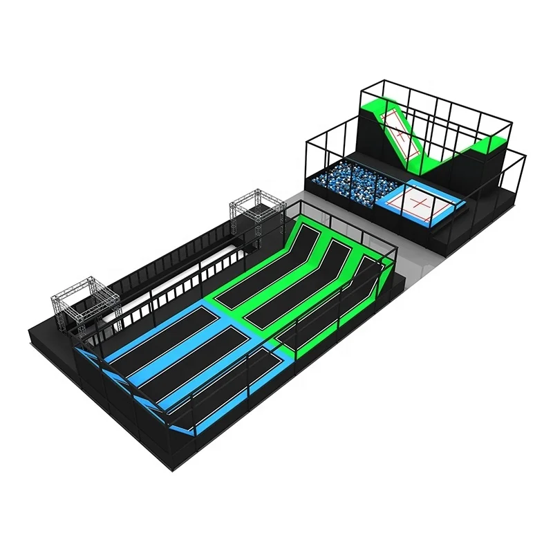 Amusement rides park best big children outdoor gymnastic equipment trampoline brands