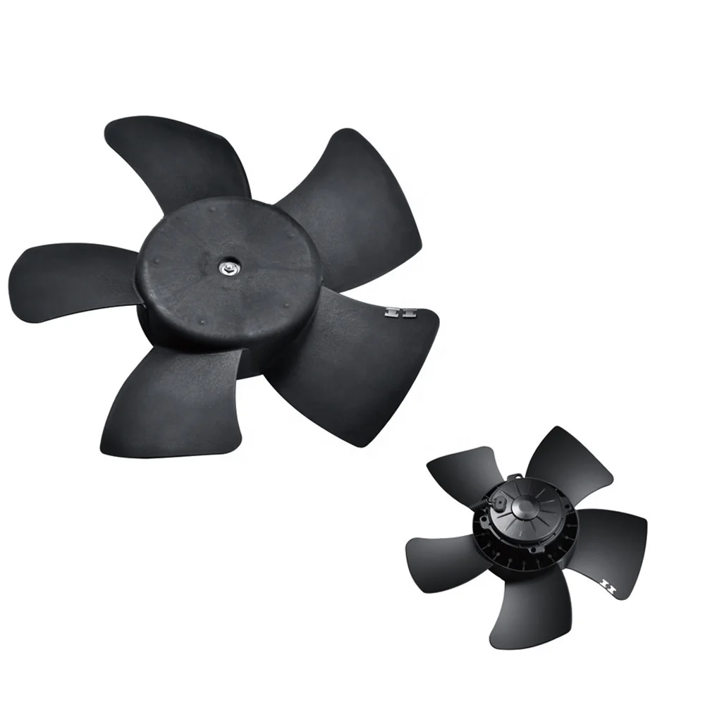 Linrui LNF-161G1X-WD  sution 5 blades 12 inch 12V/24V dc anxial condenser fan for Ward agricultural machinery cooling system