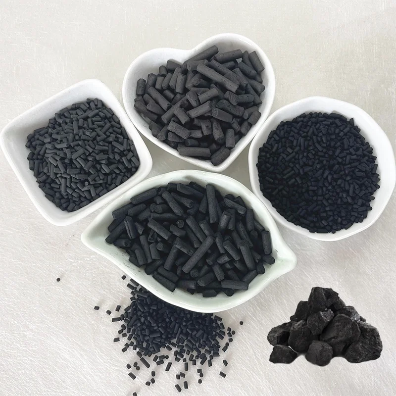 Пропитанный Сера активированный уголь гранулированное удаление альдегида активированный уголь