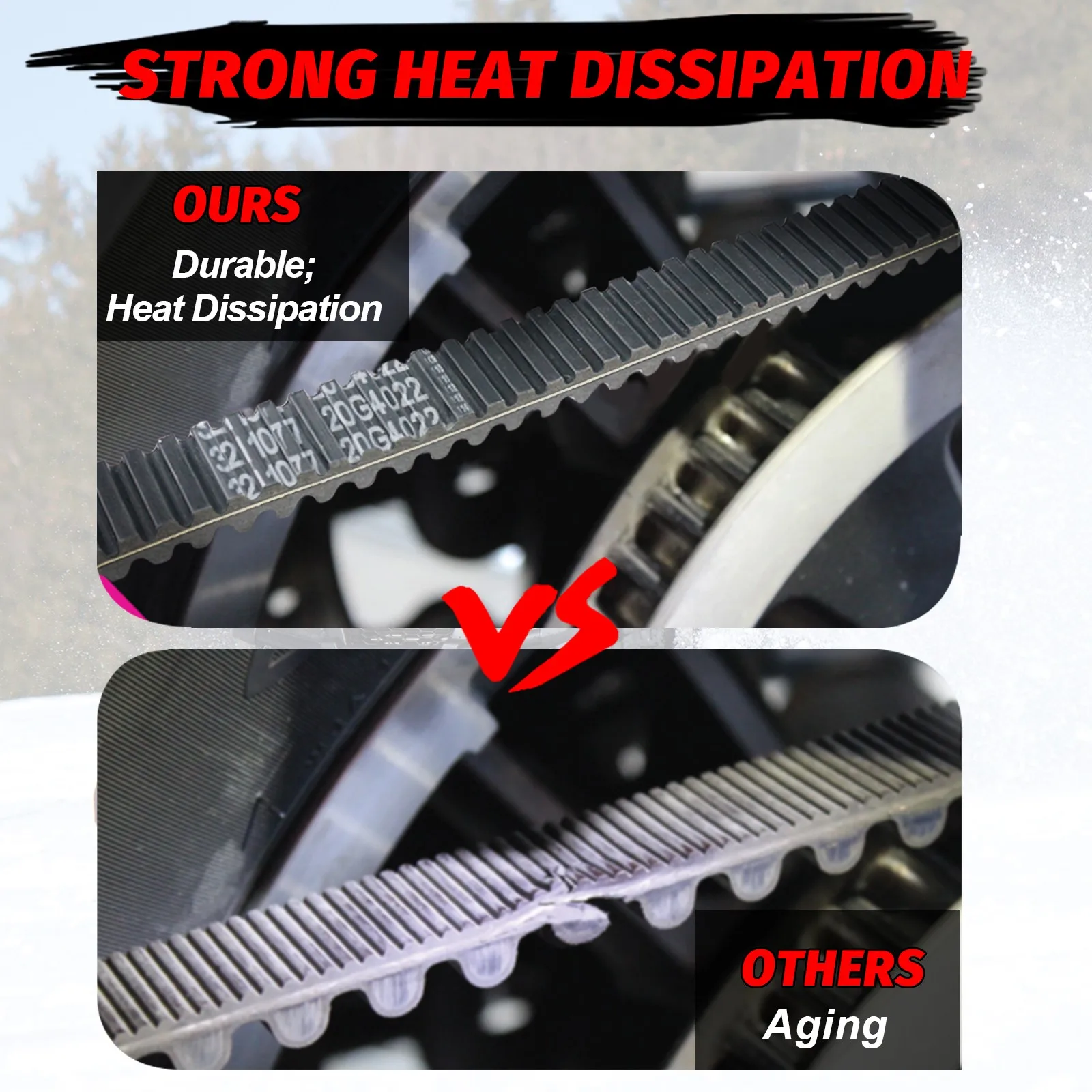 ATV UTV Drive Belt For Polaris Sportsman 400 500 Ranger 500 Scrambler Magnum 4x4 3211072 3211048