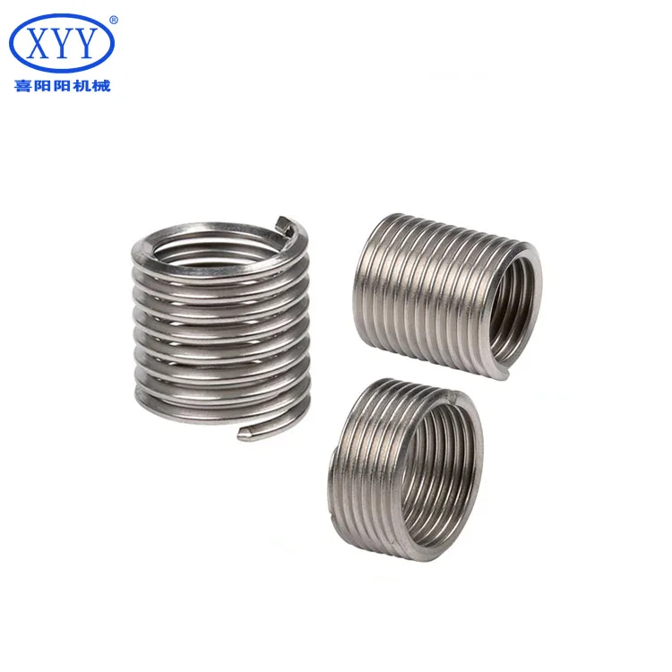 HB5201-1989 Standard ST2*0.4*2.5d Tailless Screw Insert 304 Stainless Steel and Brass Thread Inserts for Various Purposes