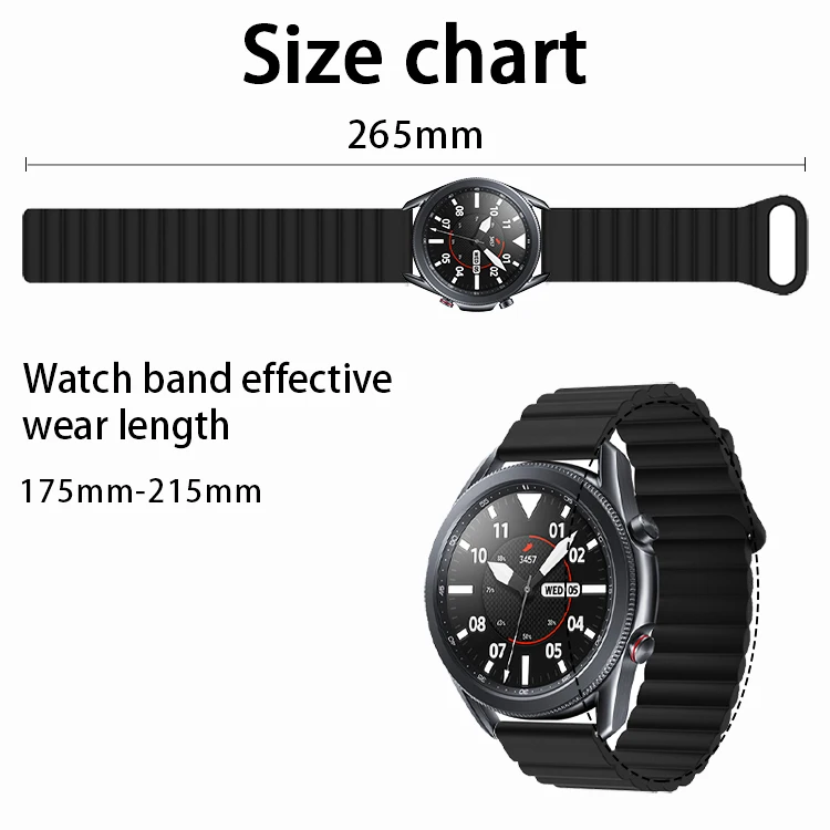 20mm 22mm Silicone Smart Bands Bracelet Watch Straps for Samsung Galaxy  Active Fit e 4 3 2 Gear s3 s2 Classic Strap