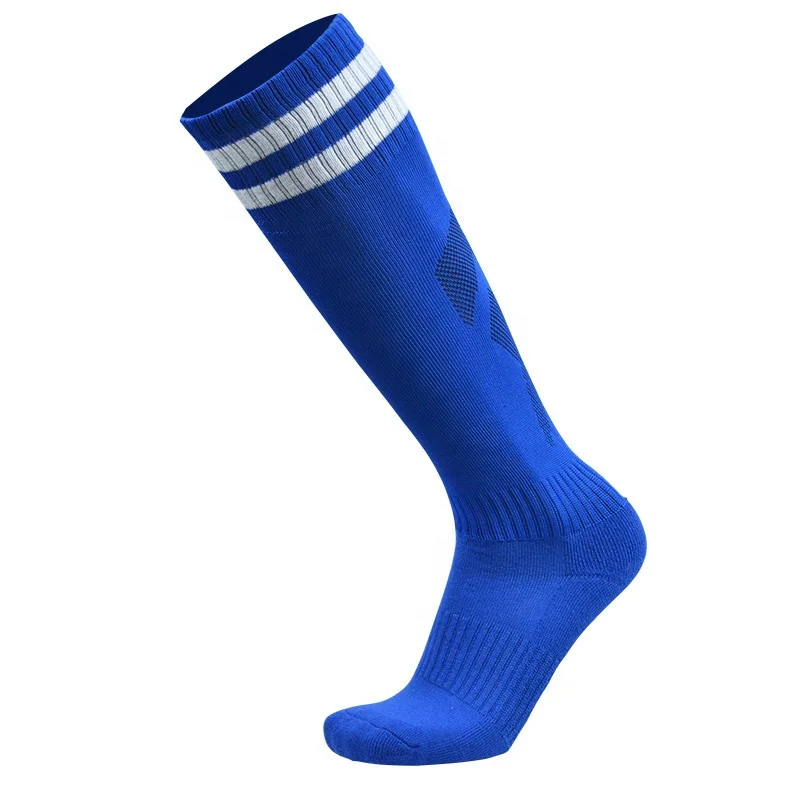 Factory Custom High Quality Print Embroidery Short Long Anti Slip Compression Soccer Football Men Sport socks