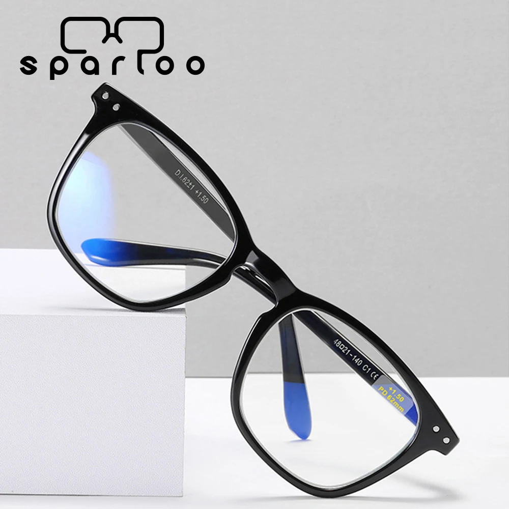Sparloo 9000 TR90 Anti Blue light Blocking Reading Glasses with Diopter for Old People